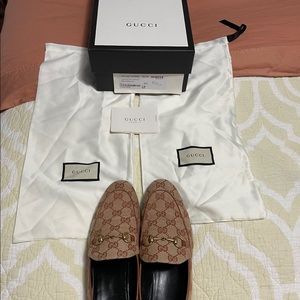 Gucci Monogram Loafers